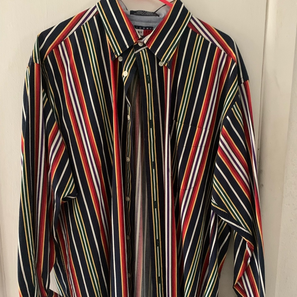 Vintage Tommy Hilfiger Button Up Dress Shirt